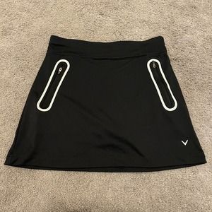 Callaway Women's Golf Skort- Black- Size Small